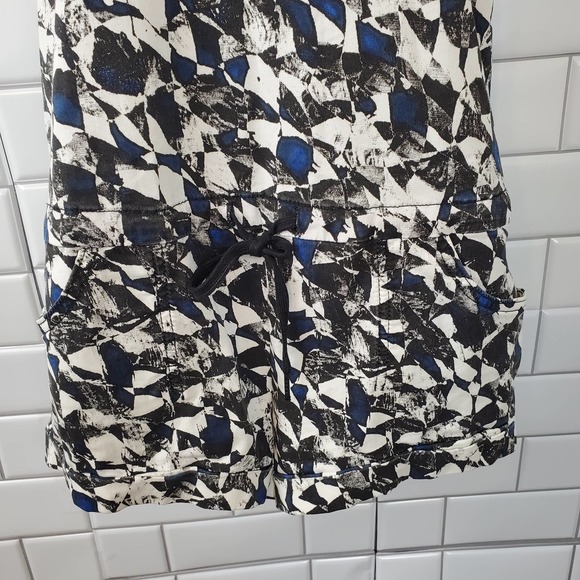 JOE'S JEANS | GEOMETRIC PRINTED MULTICOLORED ROMPER SHORT SET WOMEN'S SMALL - Picture 6 of 17